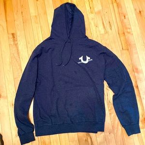 True religion hoodie blue and white. Men’s size large